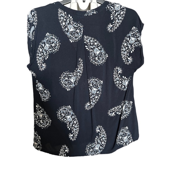 H&M deep v-neck blouse size 4 - Picture 2 of 3